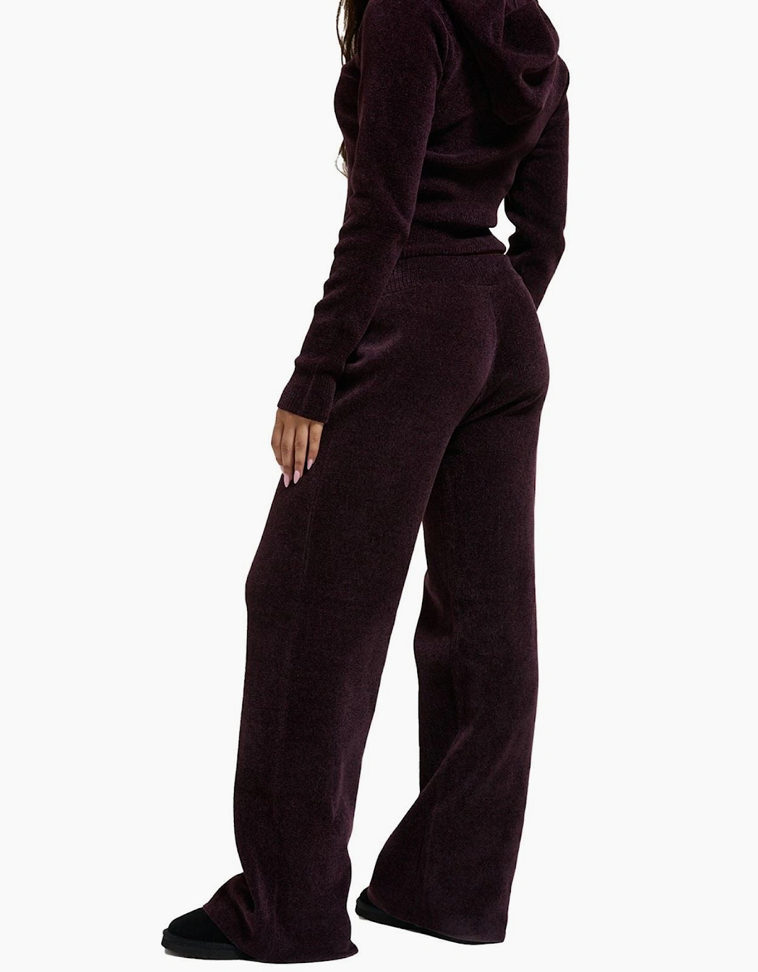 Juicy Couture Jama Knit Pant Women's Wine Joggers