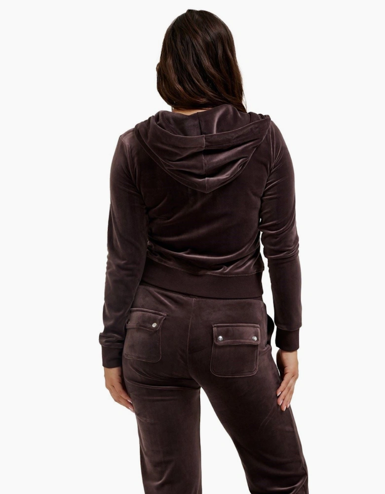 Juicy Couture Del Ray Pant Polyester Women's Brown Joggers
