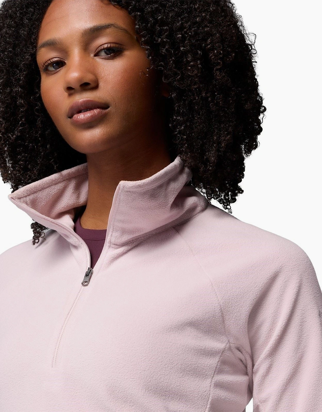 Columbia Glacial IV 1/2 Zip Polyester Women's Pink Fleece Pullover