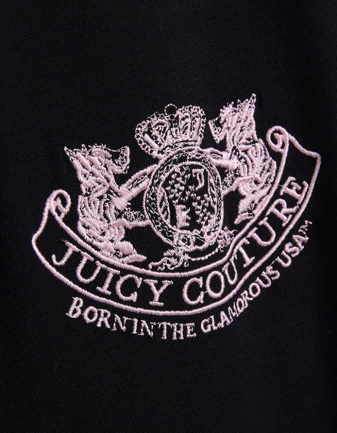 Juicy Couture Crest PJ Set Women's Black Pyjama Sets