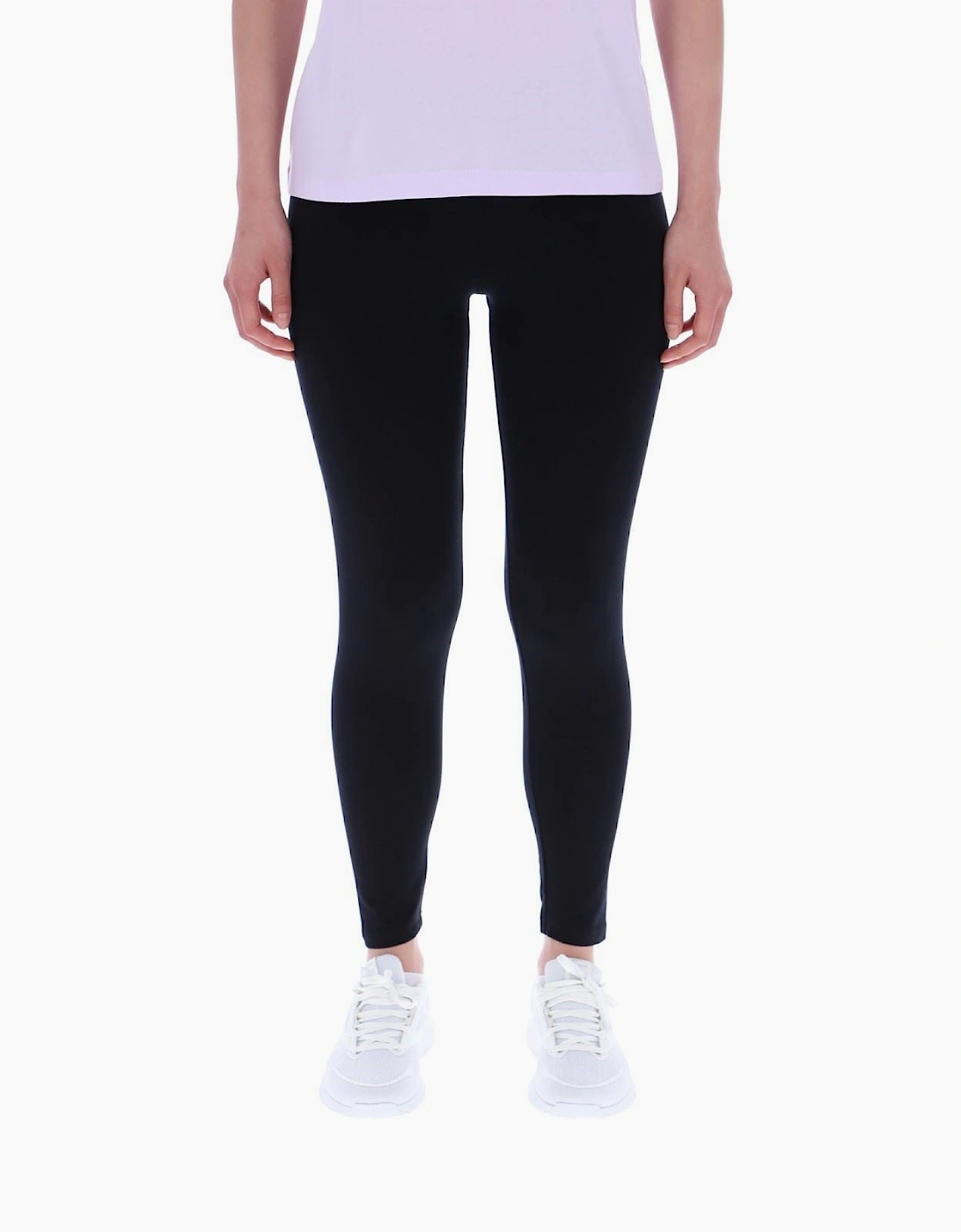 Reebok Brie Small Logo Legging Women's Black Sports Leggings