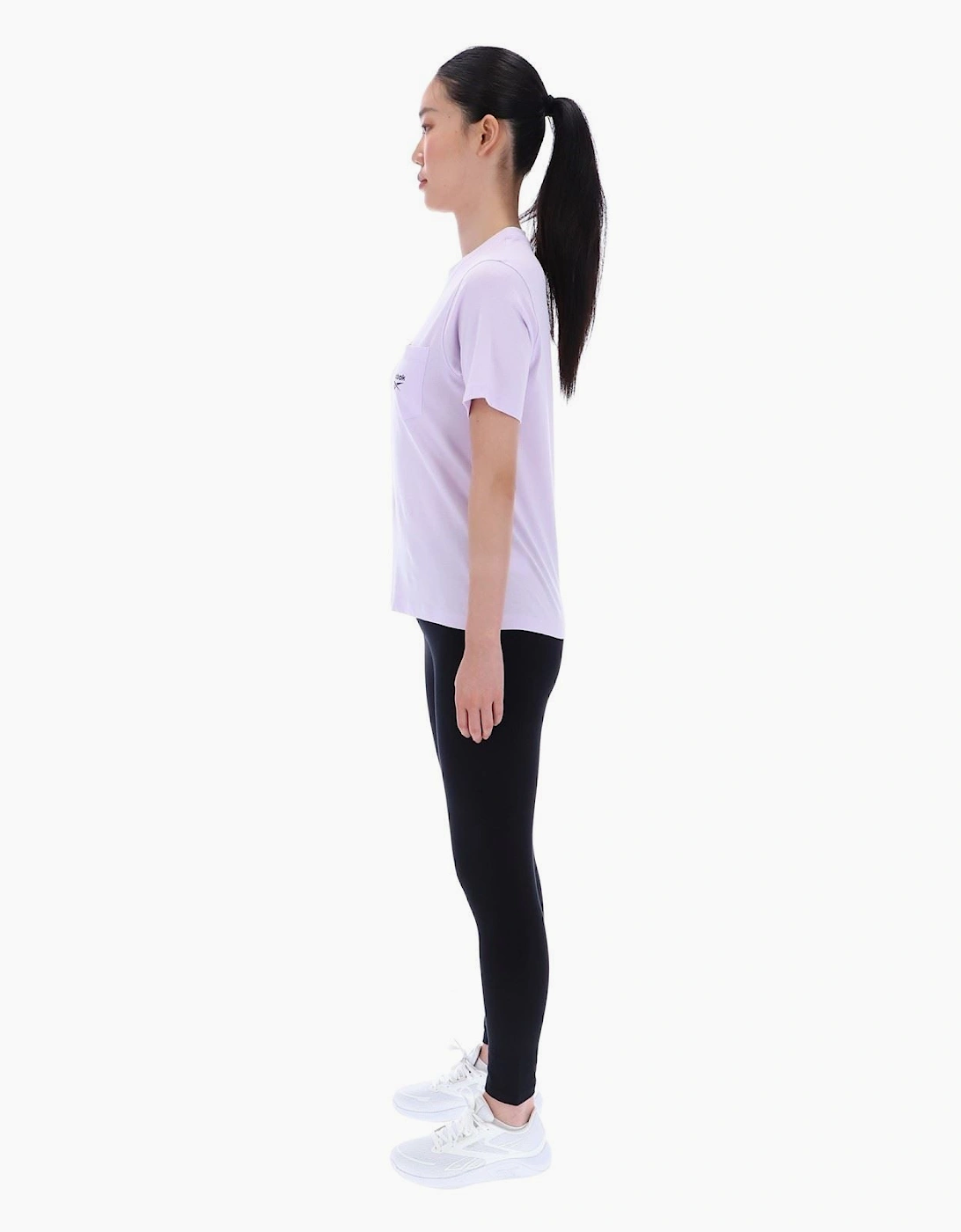 Reebok Brie Small Logo Legging Women's Black Sports Leggings