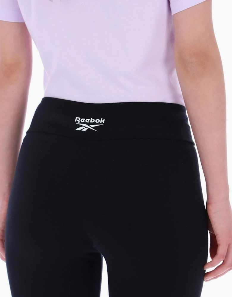 Reebok Brie Small Logo Legging Women's Black Sports Leggings