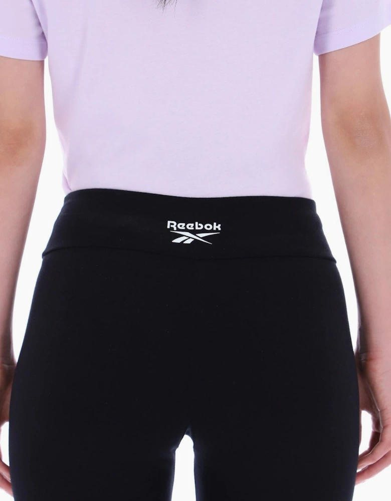 Reebok Brie Small Logo Legging Women's Black Sports Leggings