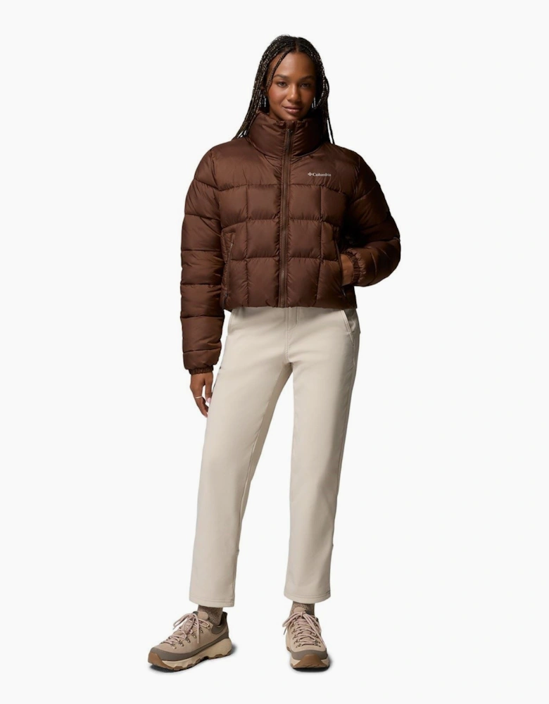 Columbia Puffect III Cropped Jacket Women's Brown Puffer Jackets