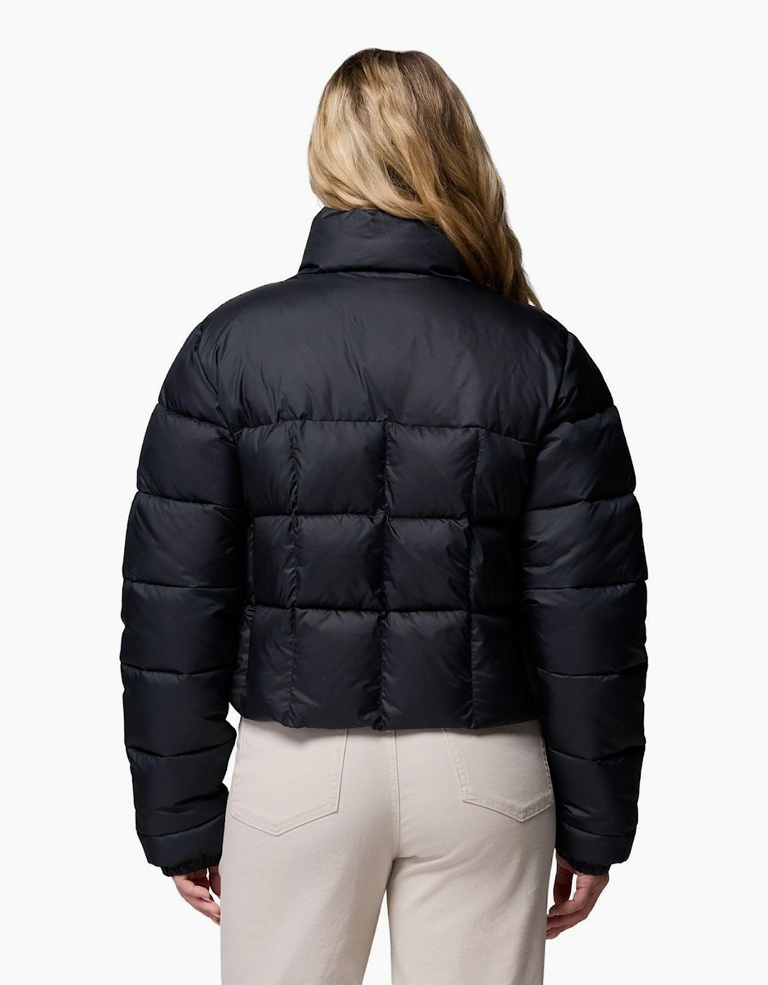 Columbia Puffect III Cropped Jacket Women's Black Puffer Jackets