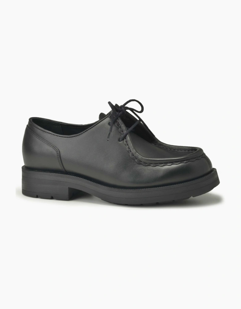 Kleman Tambour Leather Men's Noir Lace-Up Shoes