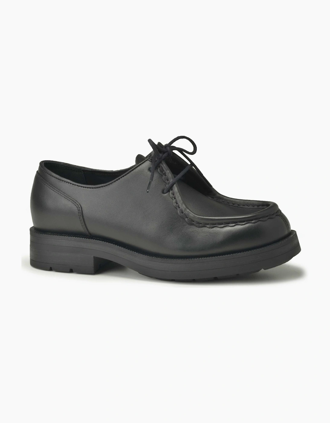 Kleman Tambour Leather Men's Noir Lace-Up Shoes