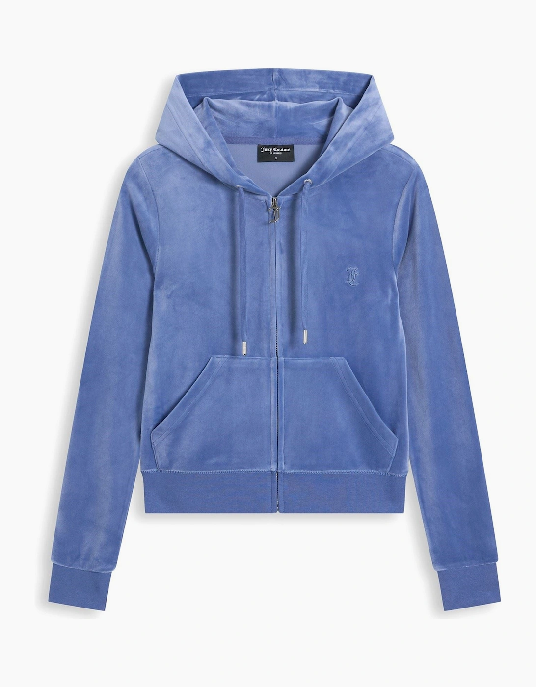 Juicy Couture Robertson Classic Jacket Polyester Women's Grey Hooded Sweatshirt