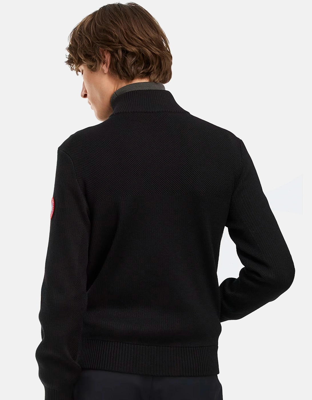 Hybridge Knit Jacket Black