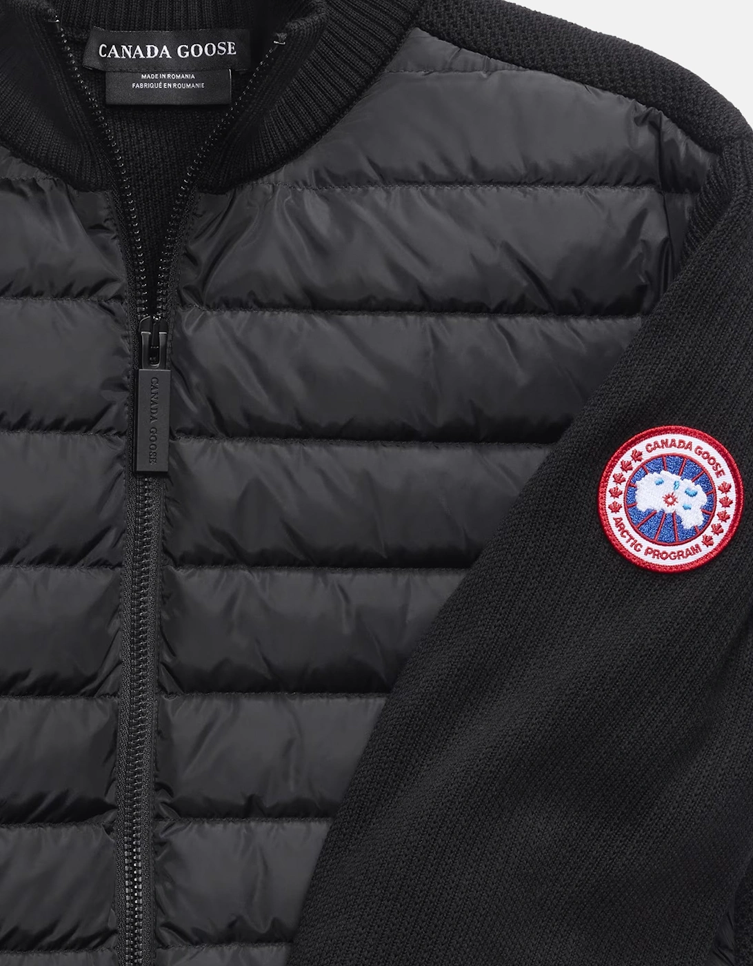 Hybridge Knit Jacket Black