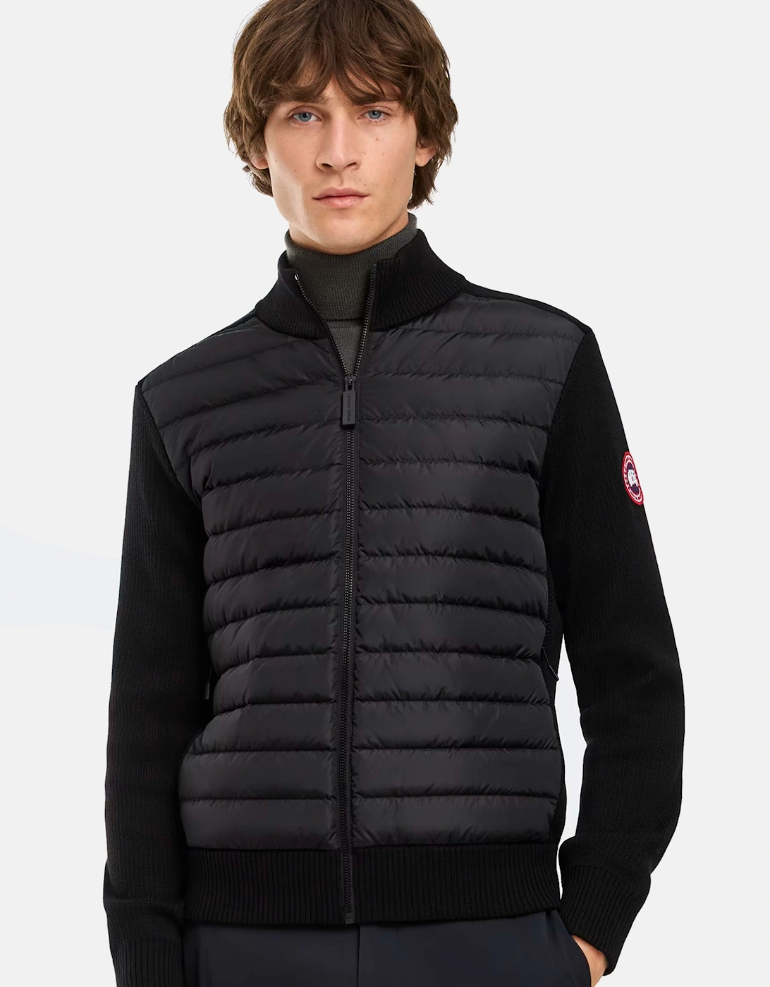 Hybridge Knit Jacket Black