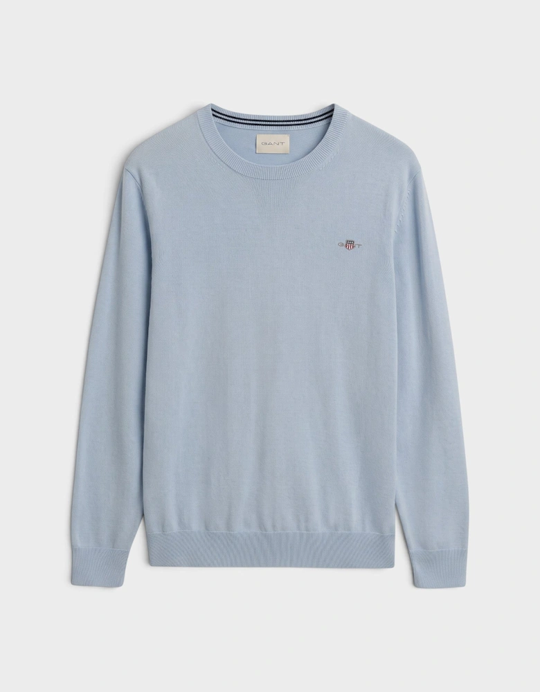 Classic Logo Crewneck Sweatshirt Fresh Blue