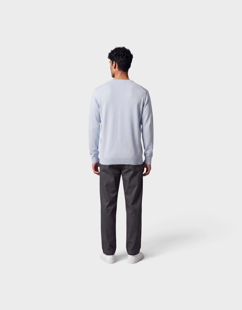 Classic Logo Crewneck Sweatshirt Fresh Blue