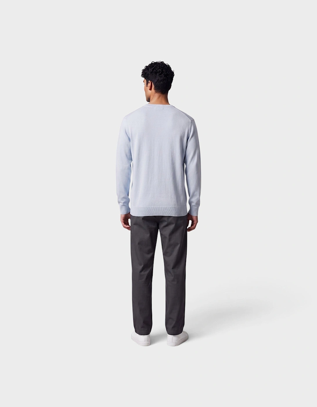 Classic Logo Crewneck Sweatshirt Fresh Blue