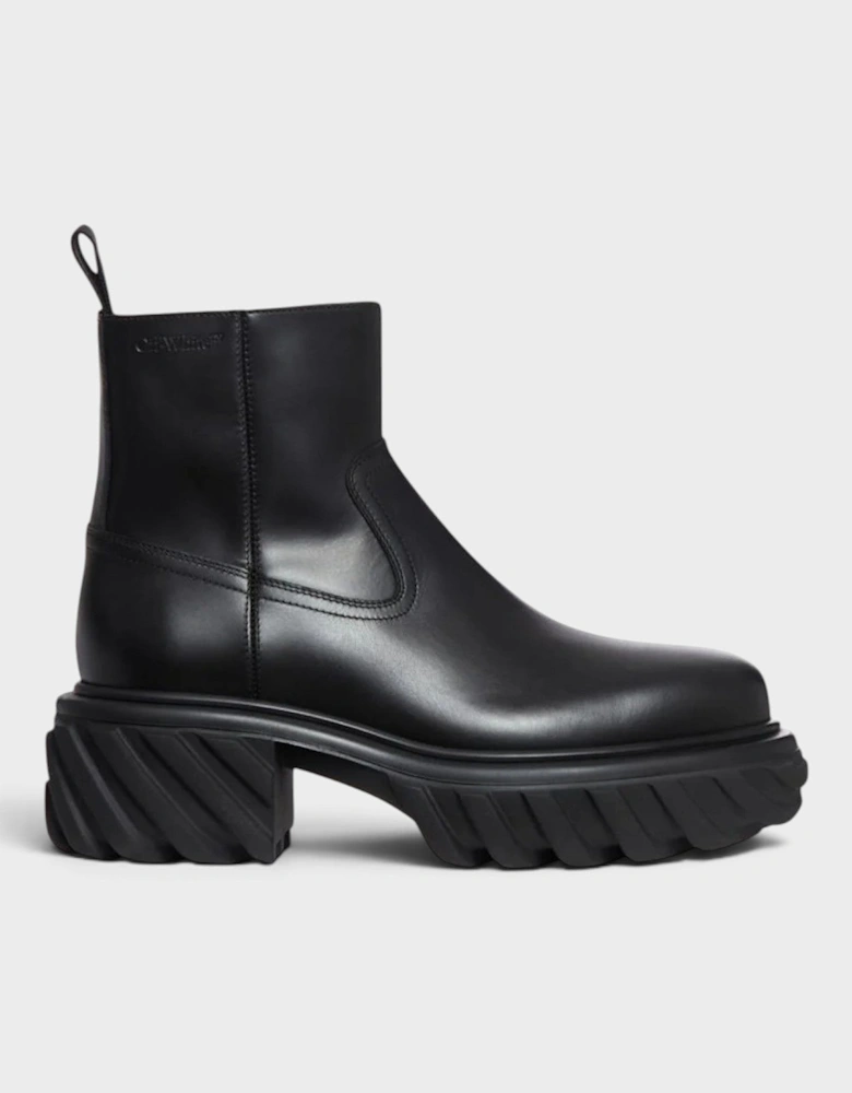 Exploration Motor Ankle Boot Black