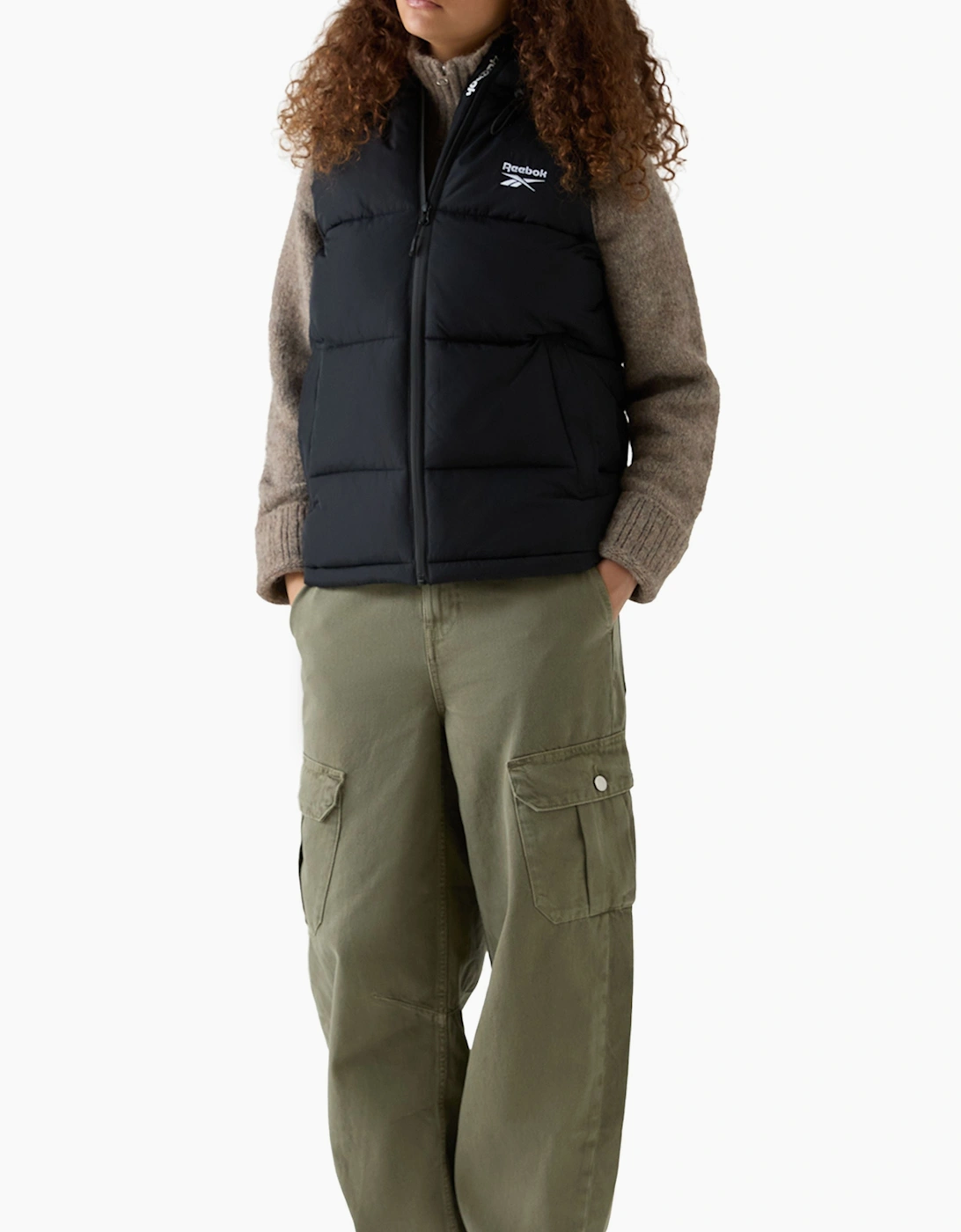 Rayna Hooded Puffer Gilet - Black