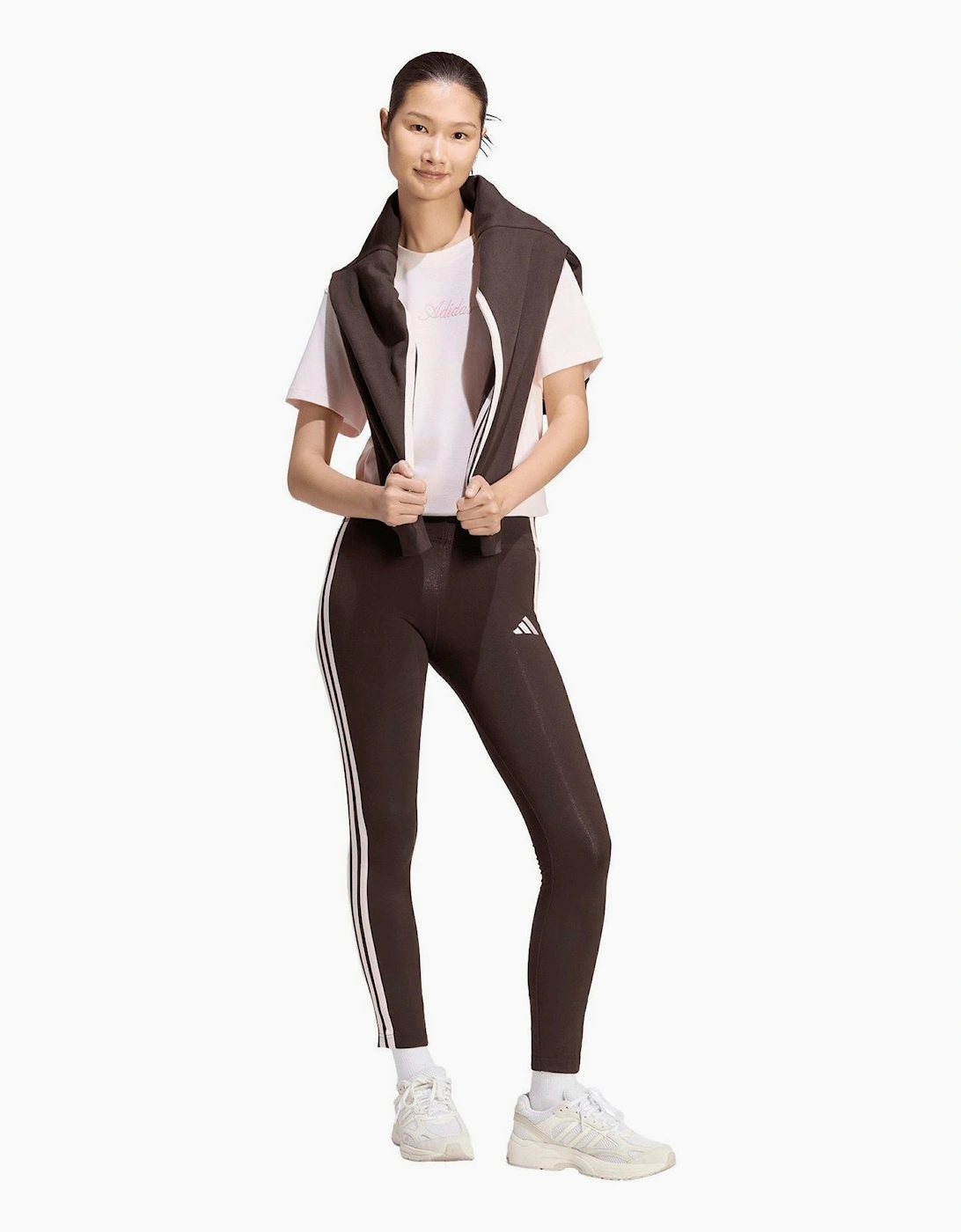 Womens Essentials 3 Stripe Leggings