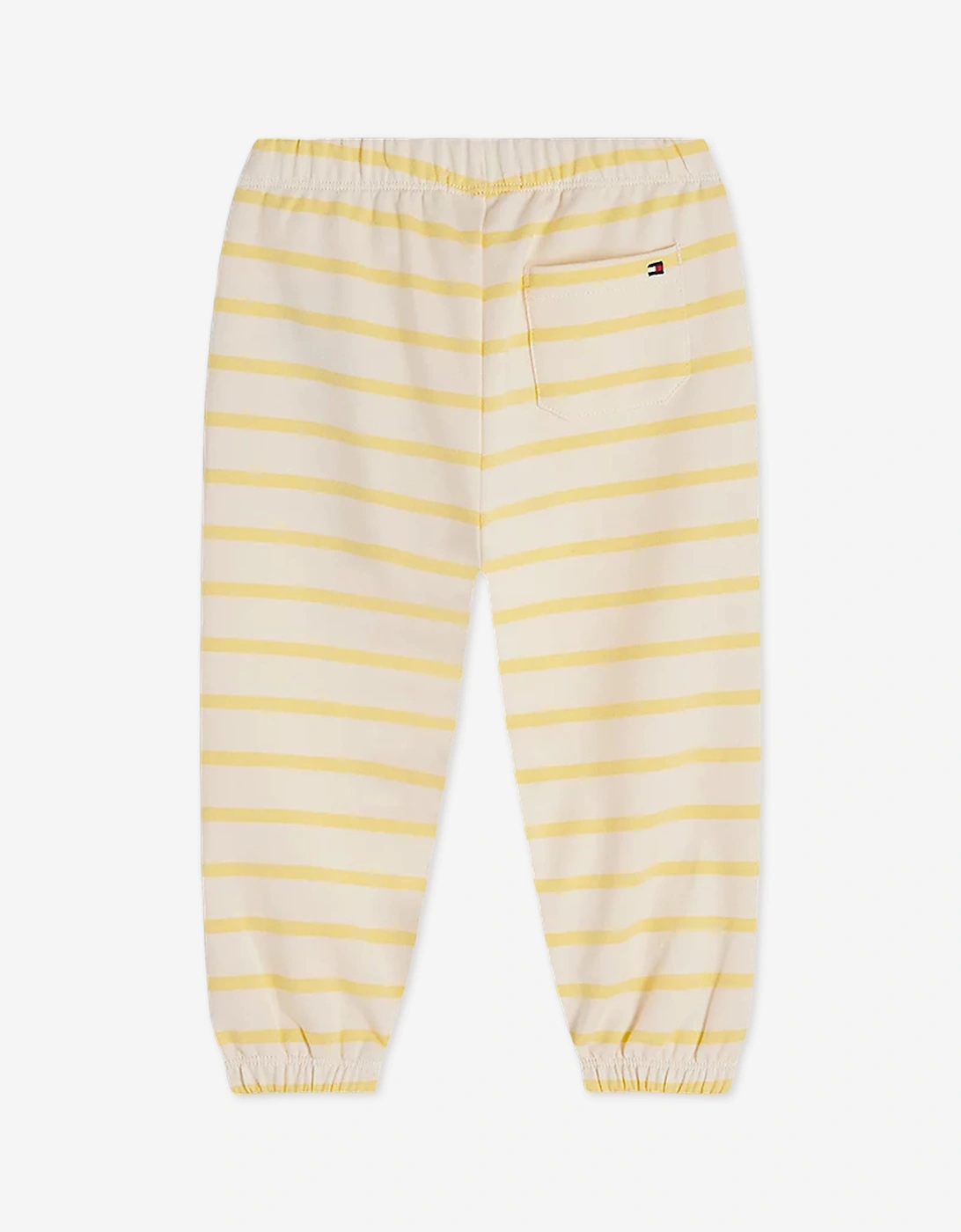 Tommy Hilfiger Baby Girls Striped Logo Tracksuit in Yellow