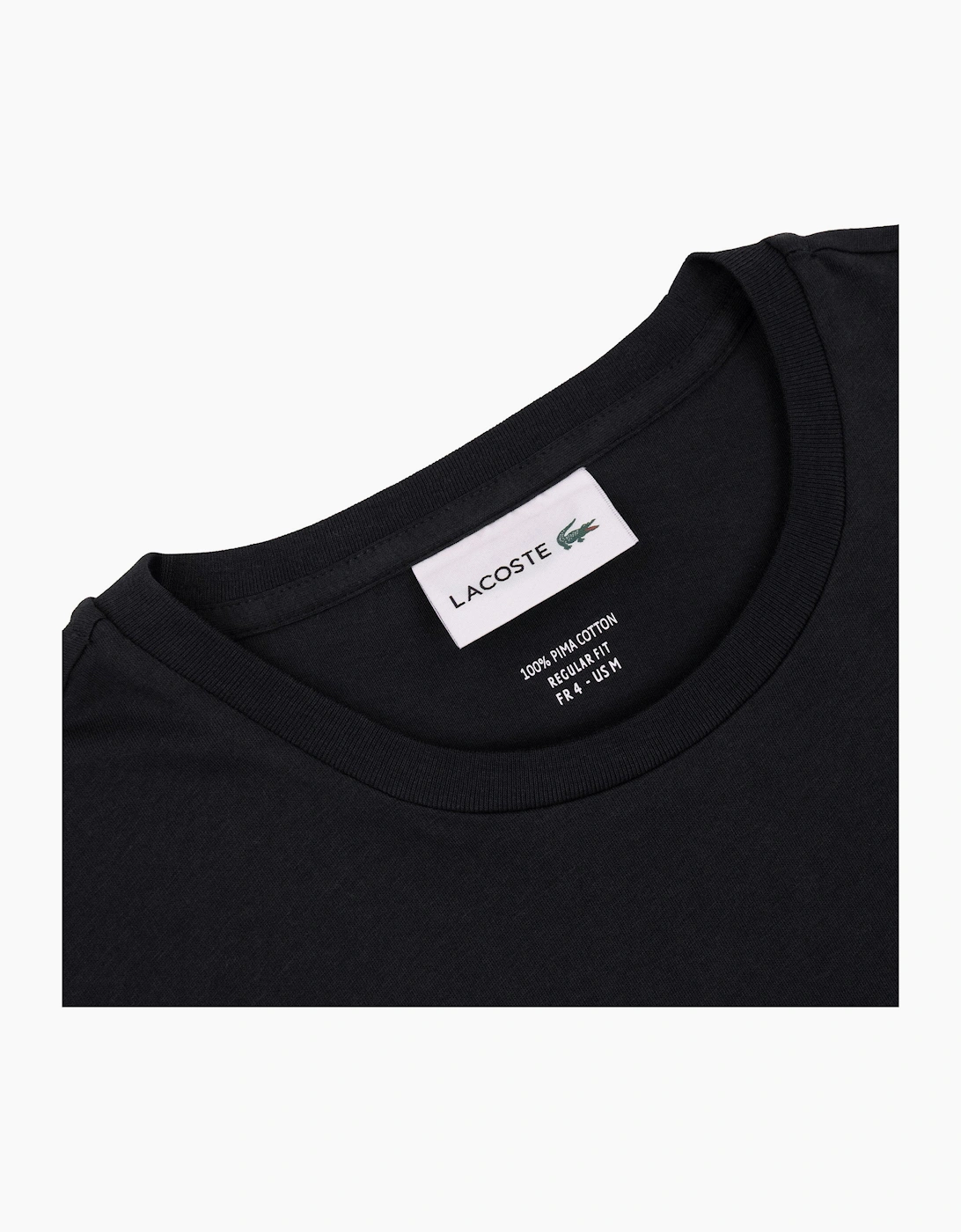 Lacoste Cotton Pima T-Shirt Black 031