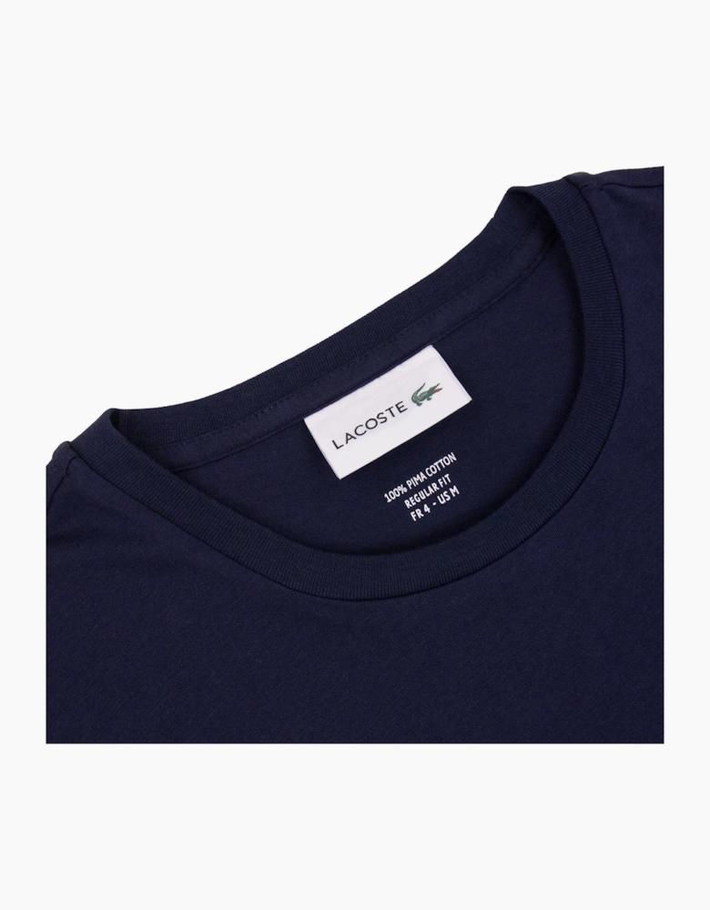 Lacoste Cotton Pima T-Shirt Midnight Blue 166