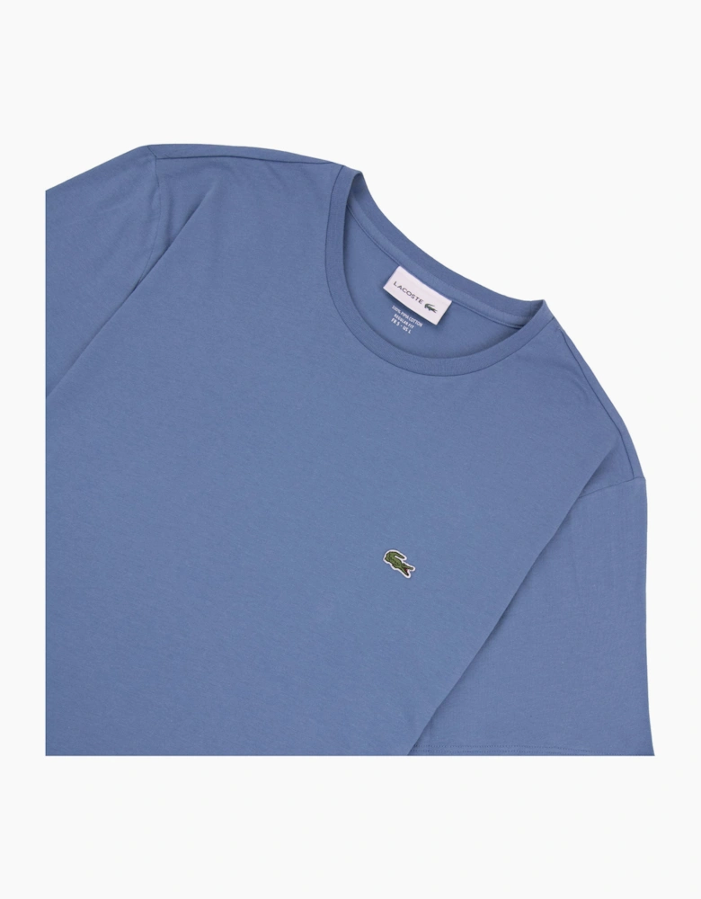 Lacoste Cotton Pima T-Shirt Sky Blue