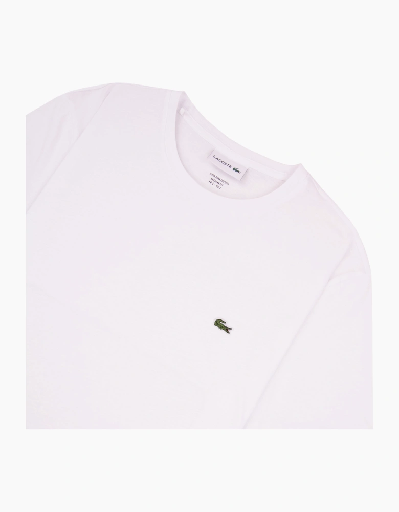 Lacoste Cotton Pima T-Shirt White 001