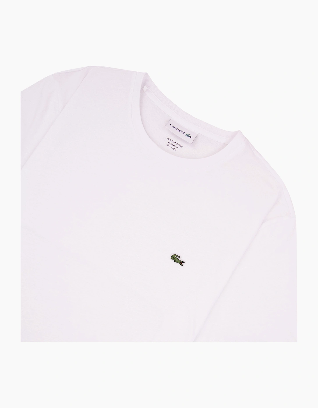Lacoste Cotton Pima T-Shirt White 001