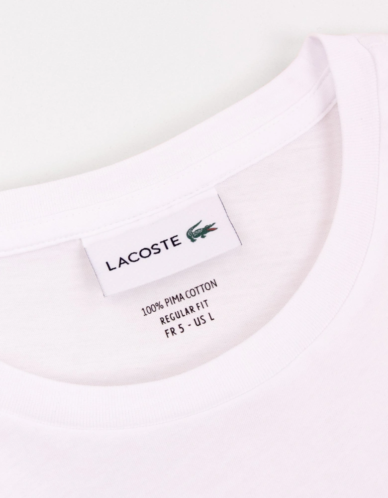 Lacoste Cotton Pima T-Shirt White 001