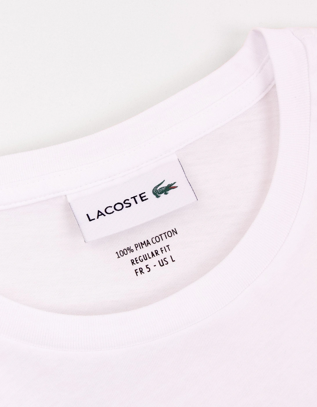 Lacoste Cotton Pima T-Shirt White 001