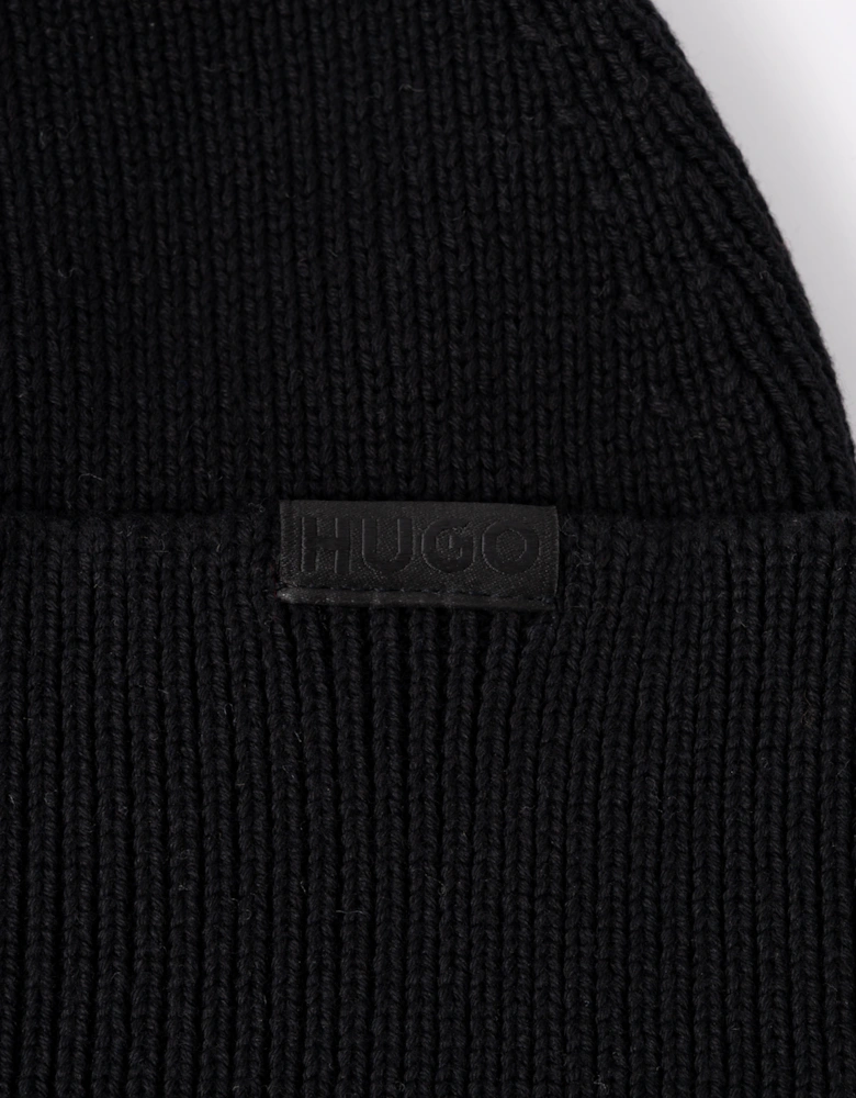 HUGO Xential Mens Beanie - Black 001