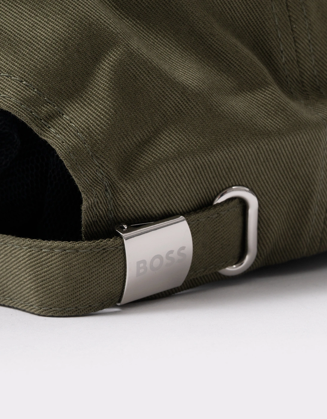 BOSS Green Bold Mens Logo-Print Cap In Cotton Twill - Open Green 398