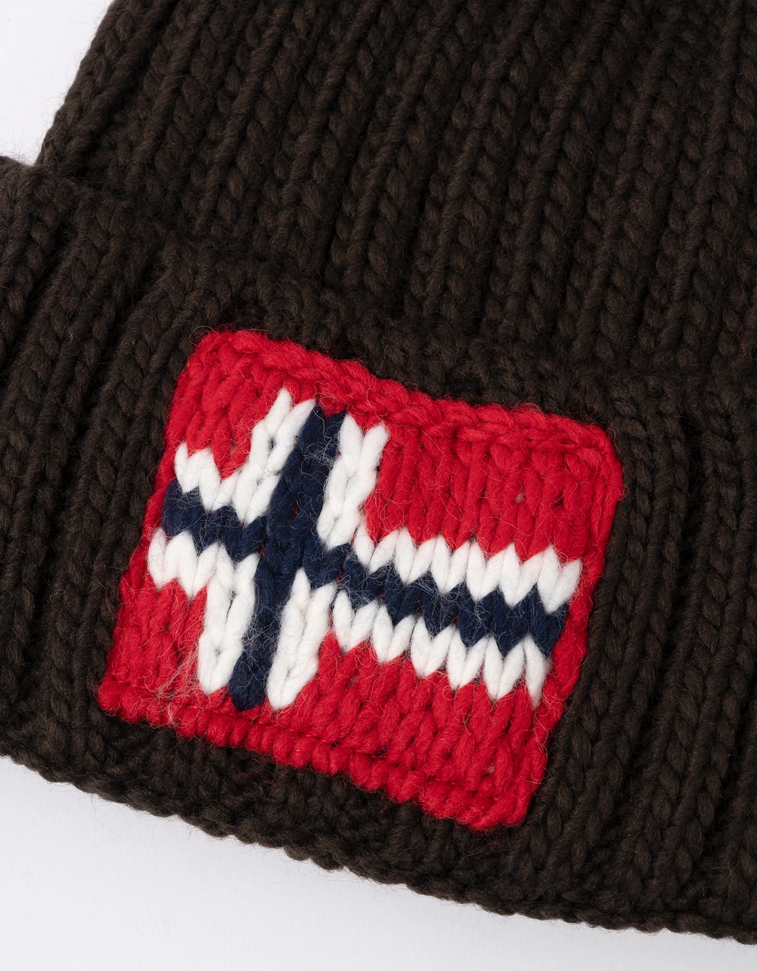 Napapijri Semiury 5 Bobble Hat - Brown WT3