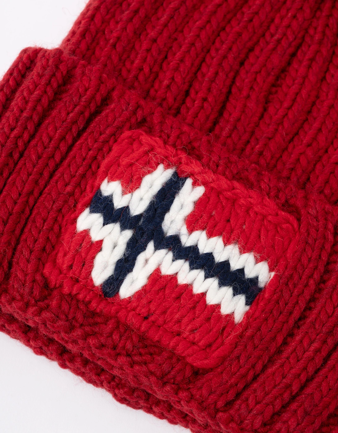 Napapijri Semiury 5 Bobble Hat - Haute Red R1F