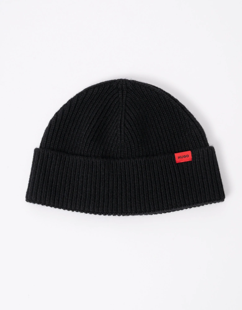 HUGO Xisk Mens Beanie - Black 001