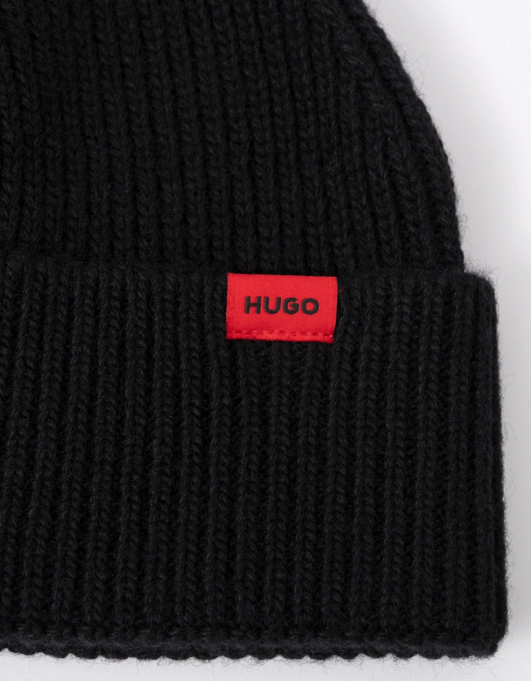 HUGO Xisk Mens Beanie - Black 001