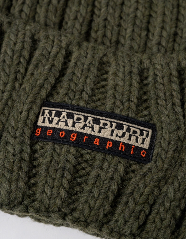 Napapijri Fea 2 Bobble Hat - Olive Night G1F