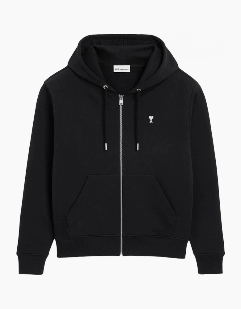 ADC Zip Hooded Top Black
