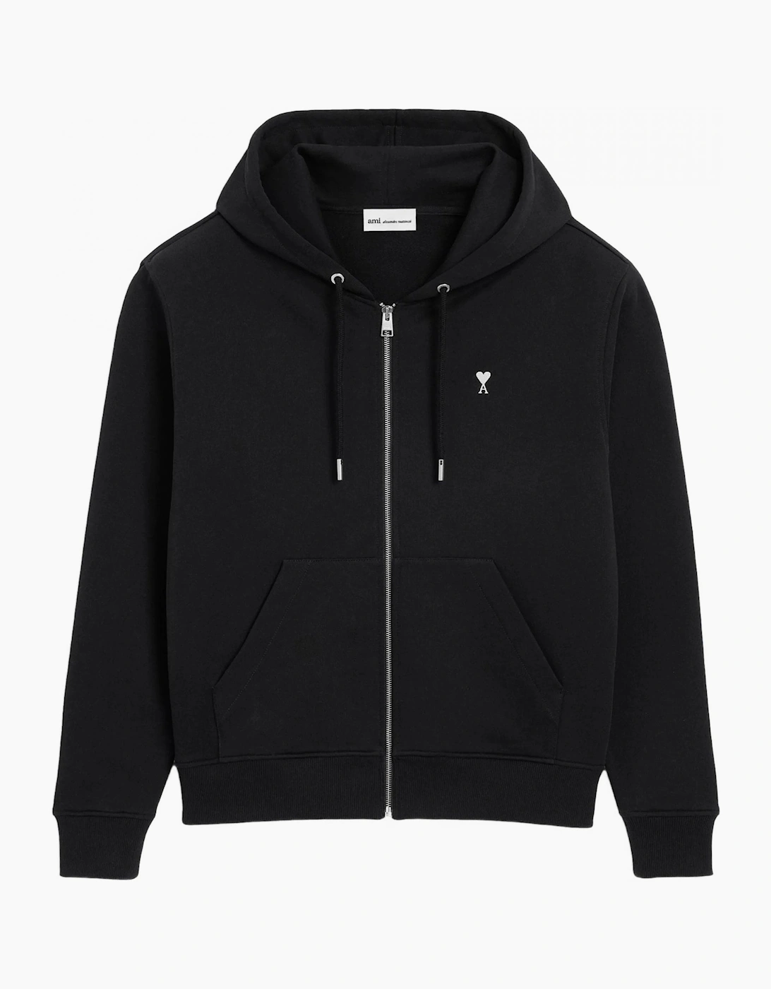 ADC Zip Hooded Top Black