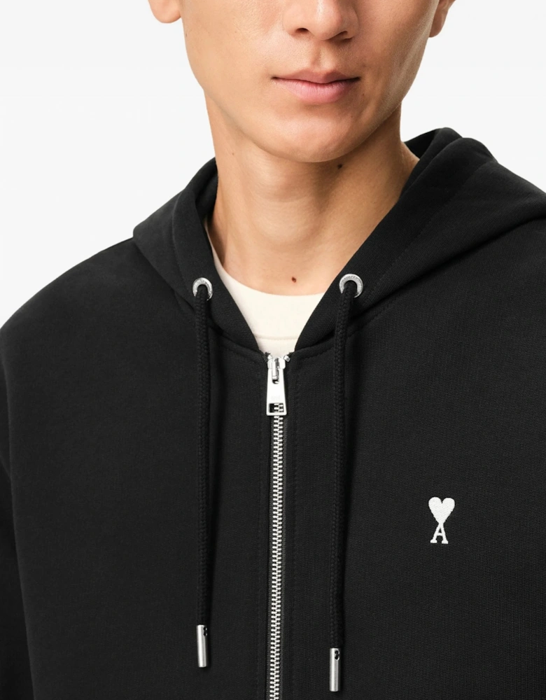 ADC Zip Hooded Top Black