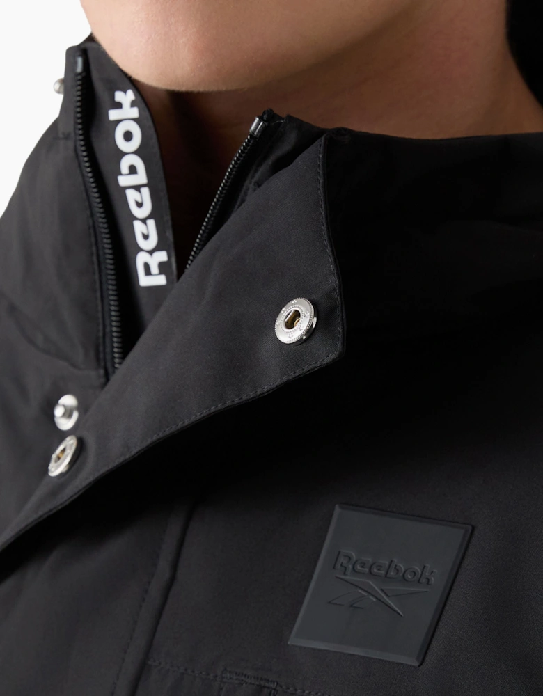 Colby Mid Thigh Padded Jacket - Black