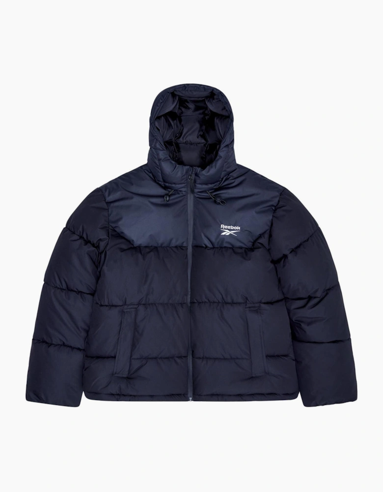 Erling Hooded Puffer Jacket - Black