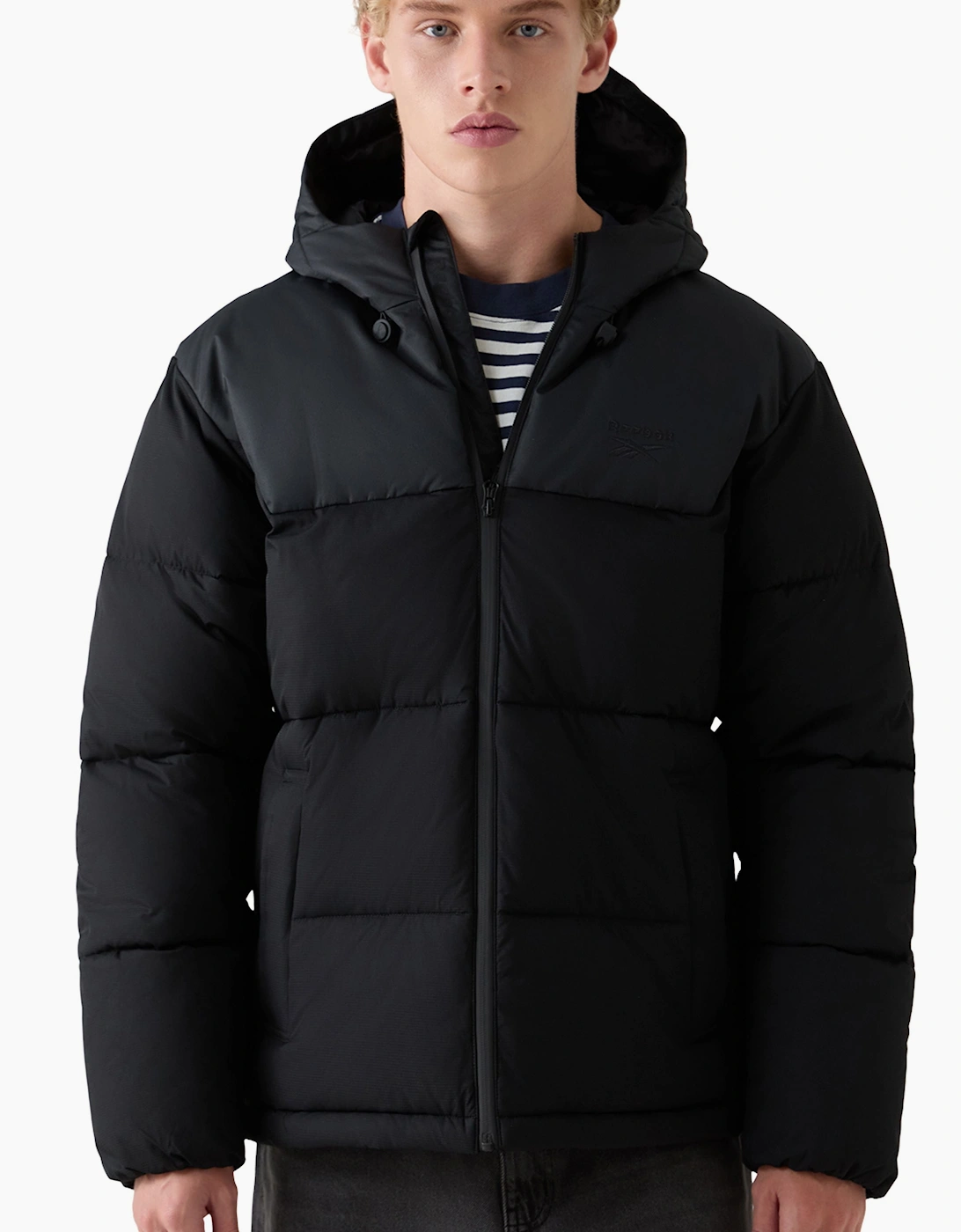 Erling Hooded Puffer Jacket - Black