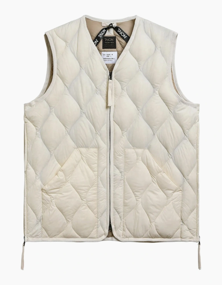 TAION Military V Neck Soft Shell Down Vest