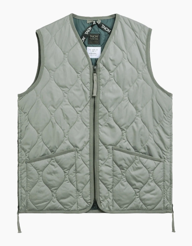 TAION Military V Neck Ripstop Down Vest