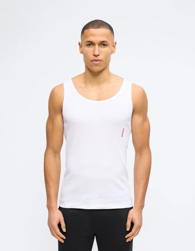 HUGO Ribbed Tank Top/Vest 3 Pack