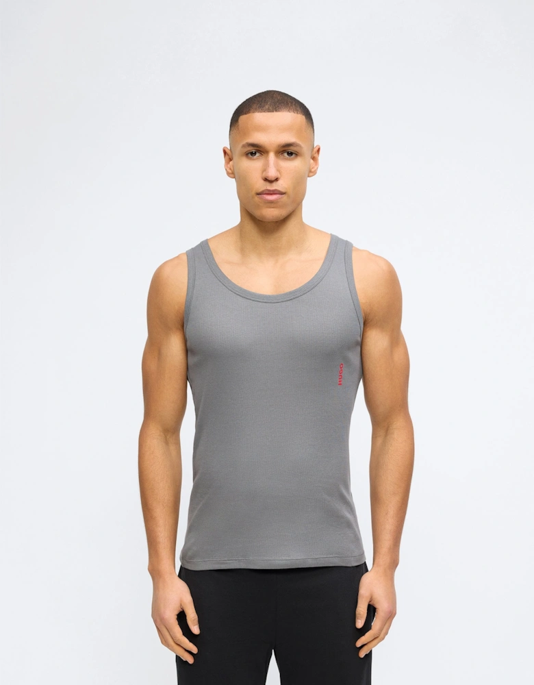 HUGO Ribbed Tank Top/Vest 3 Pack