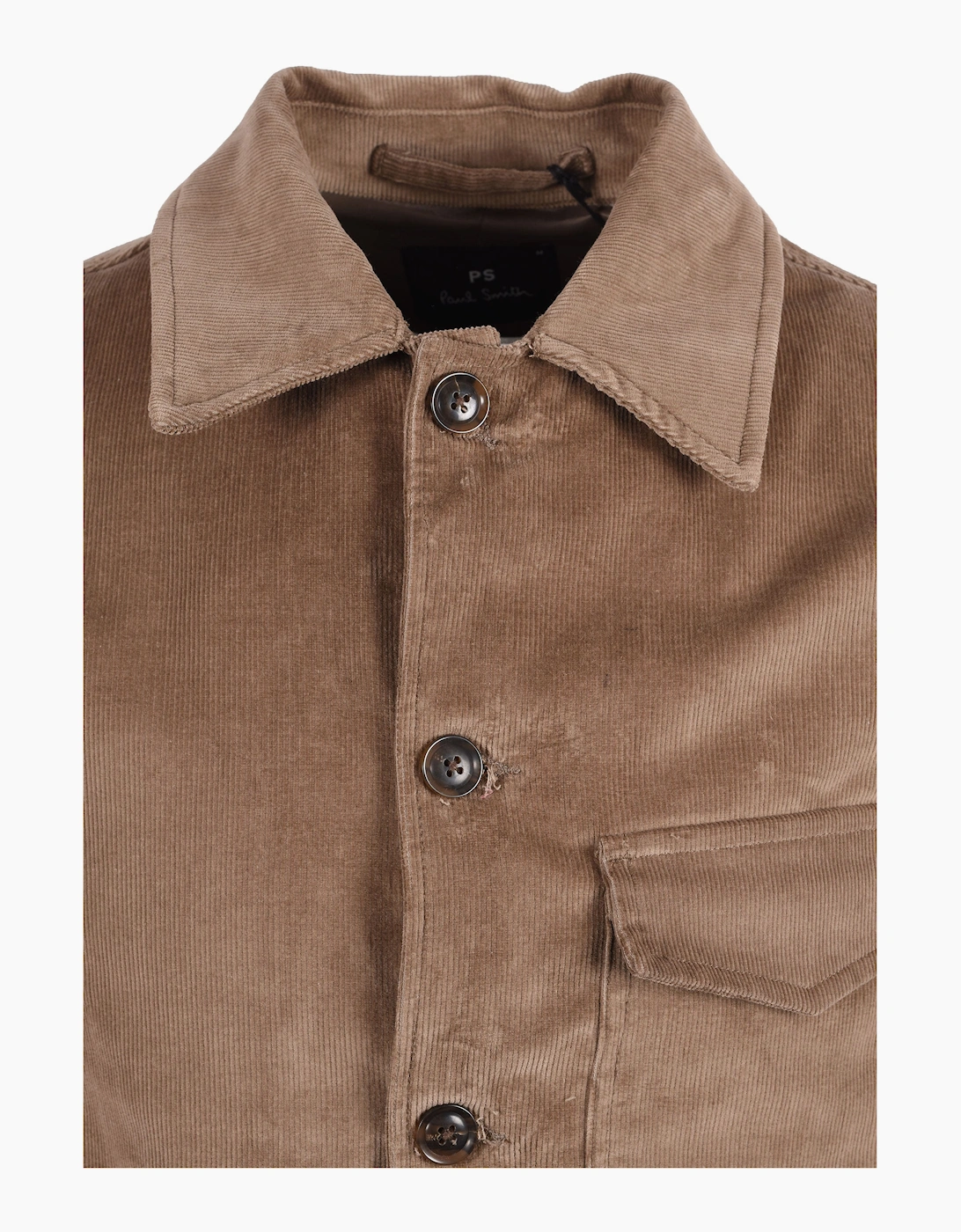 PAUL SMITH CORDUROY WORK JACKET BROWN