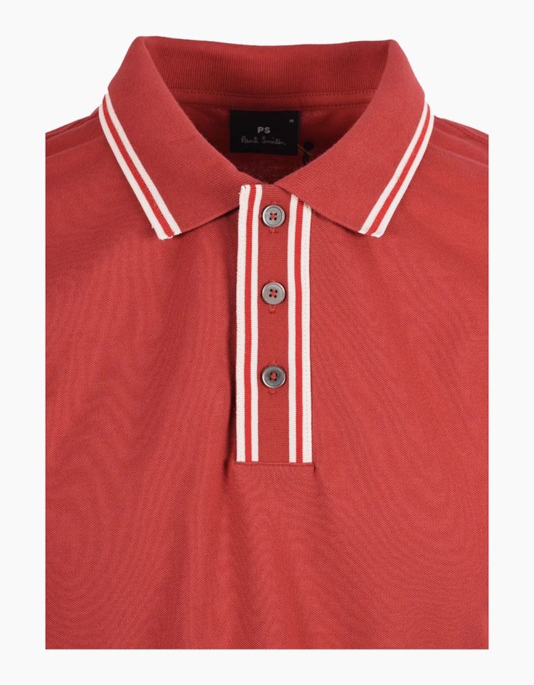 PAUL SMITH REG FIT POLO SHIRT RED