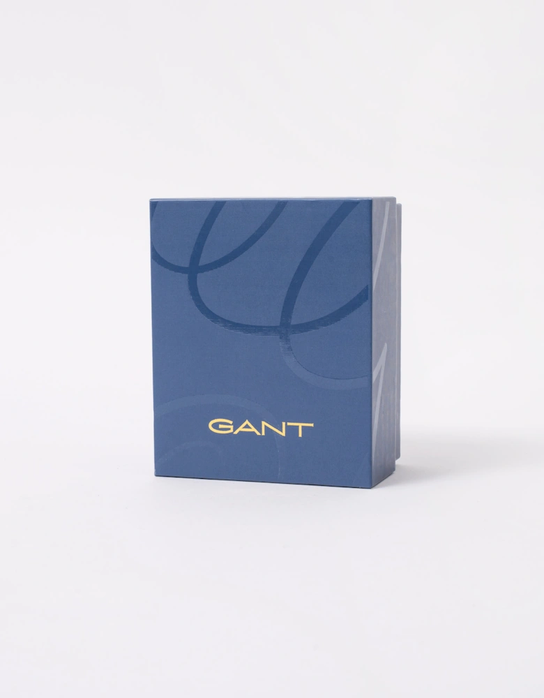 GANT Mens Dot And Rib 2-Pack Sock Gift Box - 433 Evening Blue